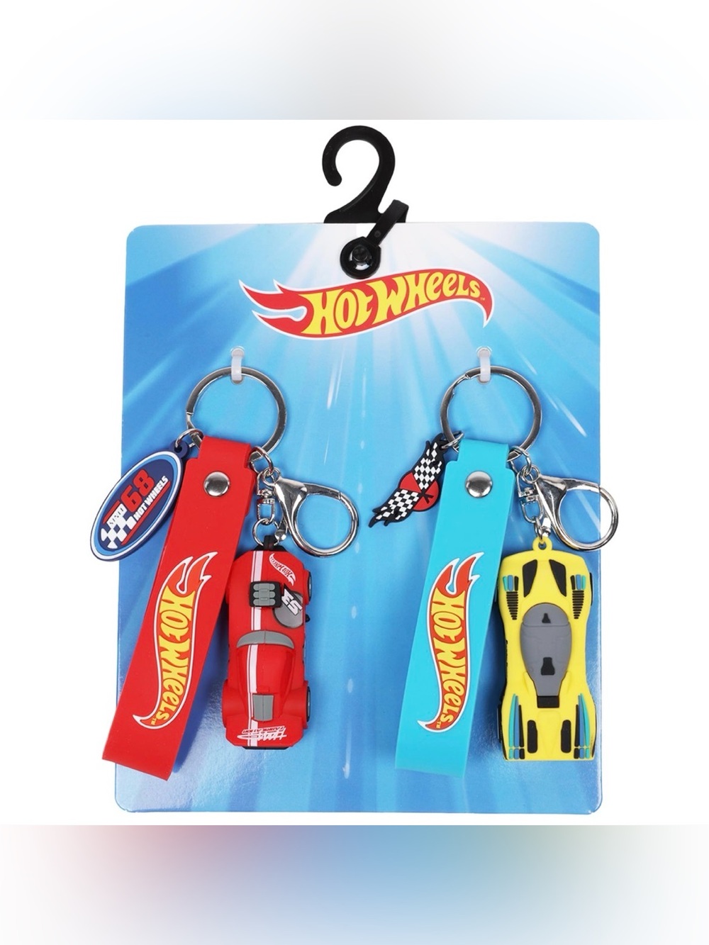 Hot wheels Keychain lanyard set
